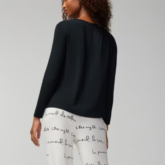 NWT Soma COOL NIGHTS Long Sleeve Pj Set - Picture 4 of 5